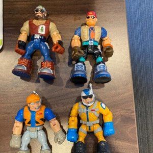 Vintage Rescue Heroes Action Figures Lot Toy